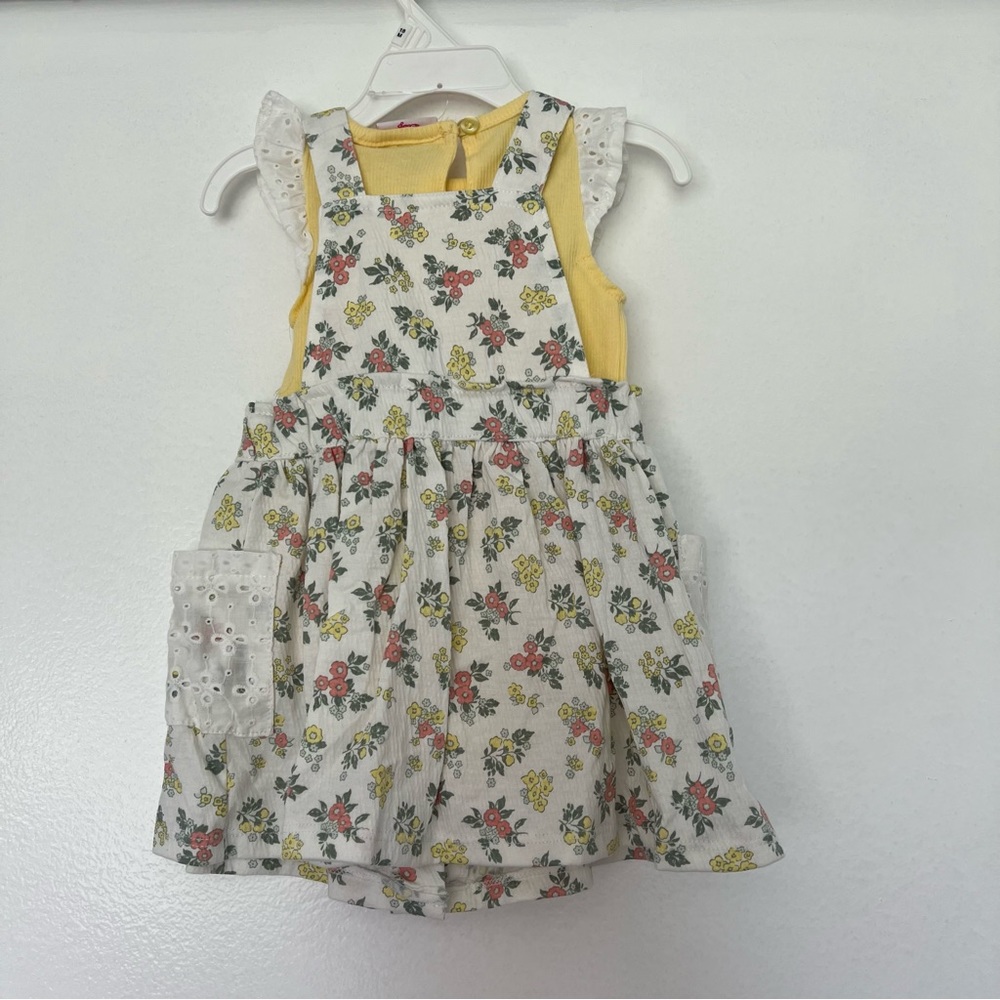 NWT Baby Girl Little Lass 2pc. Floral Dress 18M‎ - Picture 7 of 11